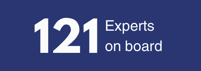121 experts
